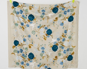 Nani Iro 2017 Japanese fabric Satin Cotton 100% Fuccra Rakuen Amalfi 50cm length 110cm Wideth or 19" by 42"