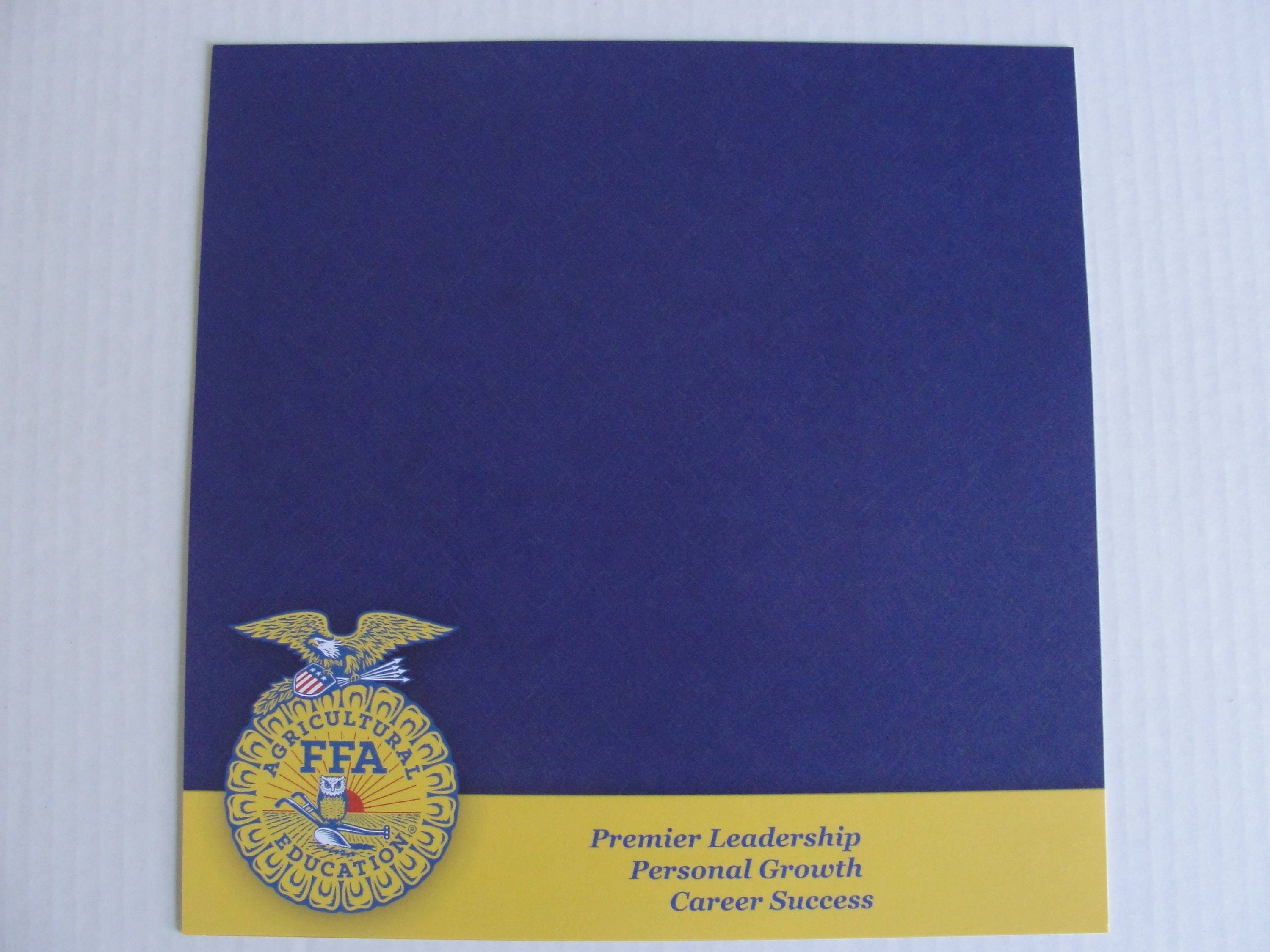 New FFA 12x12 scrapbook paper Premier Leadership Personal