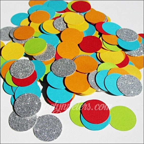 glitter confetti beach ball