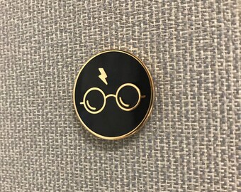 Harry Potter Enamel Pin ( 1" hard enamel lapel pin or hat pin )