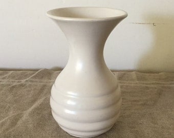 Fabulous Vintage Australian white " RAYNHAM" PARIAN GLAZE vase. Beautiful shape. My white vintage home.