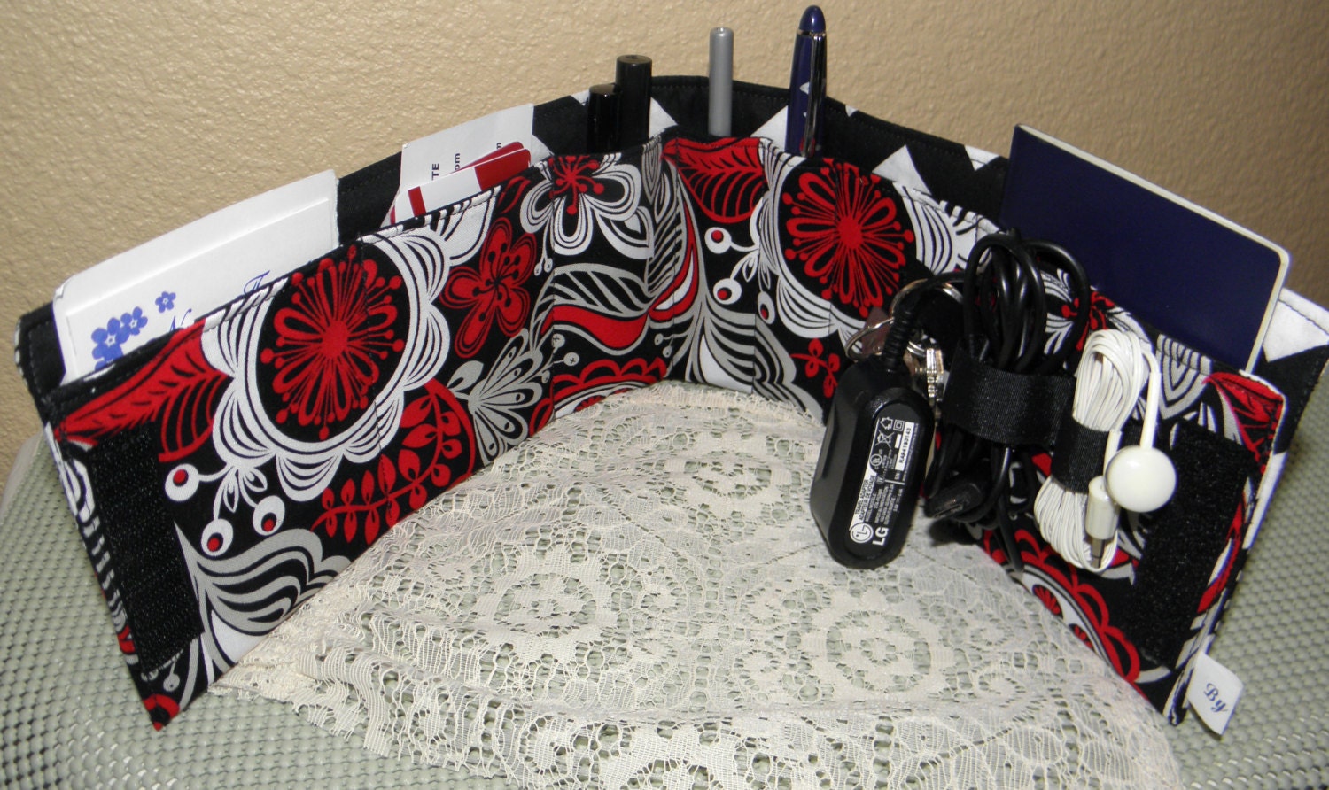 Purse Insert Organizer Flat Bag Organizer Insert 7 Pockets