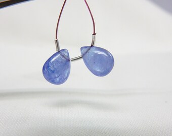 AAA Natural Tanzanite,Tanzanite Beads ,Tanzanite Gemstone Briolette Beads,Wholesale Tanzanite Pear Drops Beads, Wholesale Tanzanite Bead