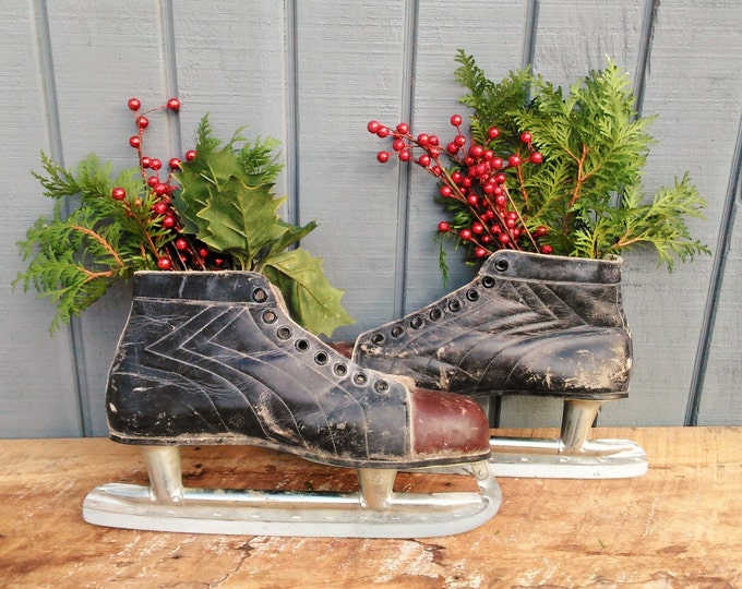 Vintage Ice Skates - Christmas Ice Skates