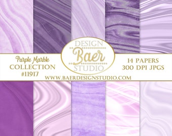 Purple Digital Paper, Purple Marble Digital Paper, Digital Paper Commercial Use, Scrapbook Paper, Mauve Digital Paper, Planner Paper