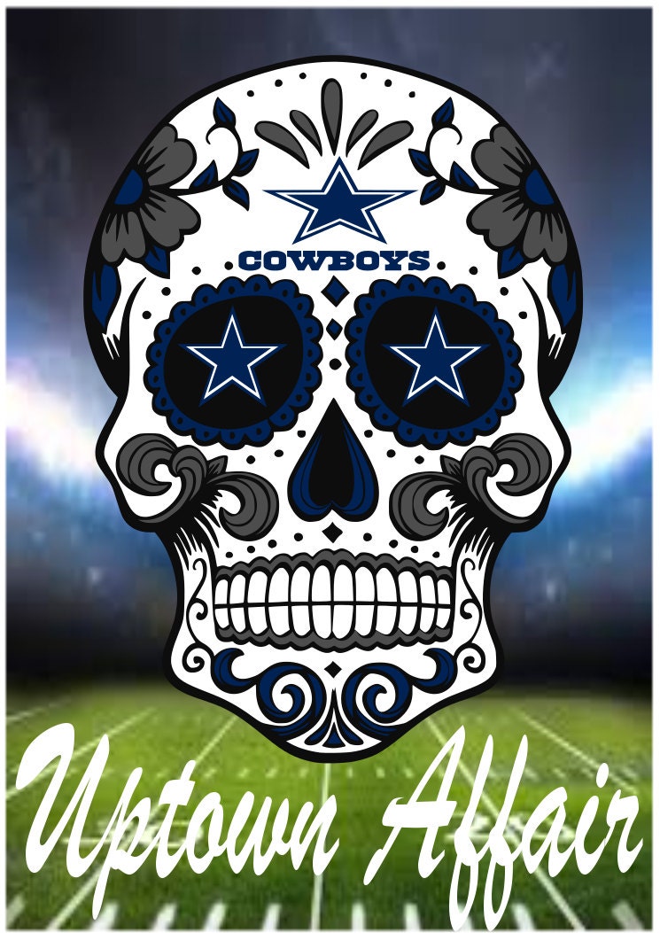 dallas cowboys sugar skull hat