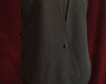 Vintage 1990's McQueen-Era Givenchy Two-Layer Tuxedo Dress