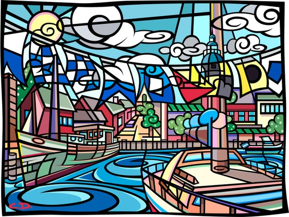 Annapolis Harbor (8"h x 10"w)