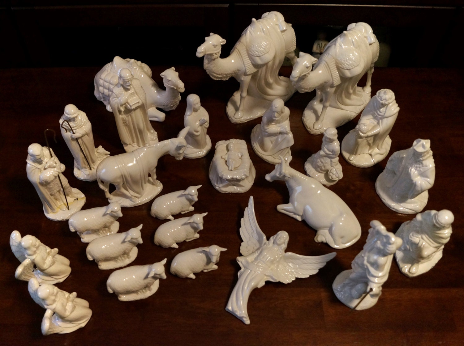 vintage ceramic nativity set 25 pieces holland vintage ceramic nativity set 25 pieces holland