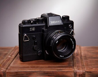 Vintage Film Camera Zenit 19. SLR Film Camera Zenit.