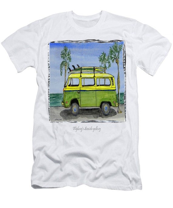 VW Bus... T Shirt... Hippie Peace Bus...T Shirt...Comfort fit