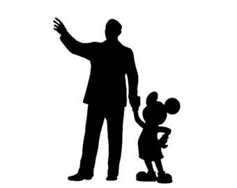 Mickey and Walt Disney Disney Magic Band Decal | Disney Decal | Walt Disney Sticker | Disney Magic Band Mickey Mouse Vinyl Decal Disney