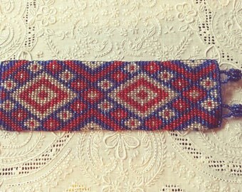 Beaded Native American Style Bracelet