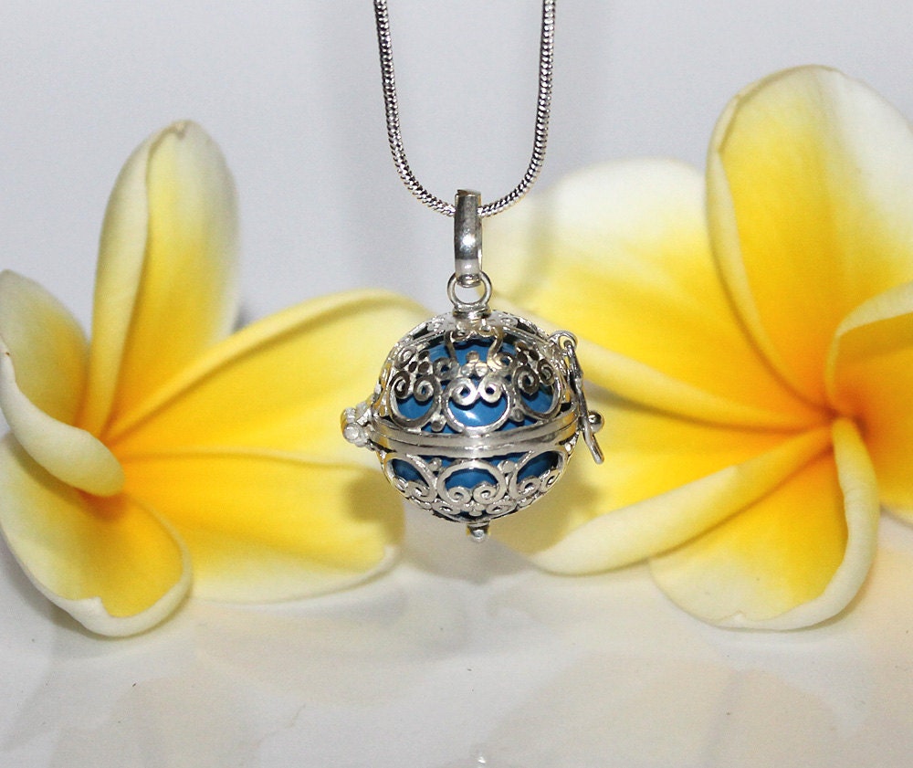 Sterling Silver Harmony Ball Necklace Harmony Bola Chime