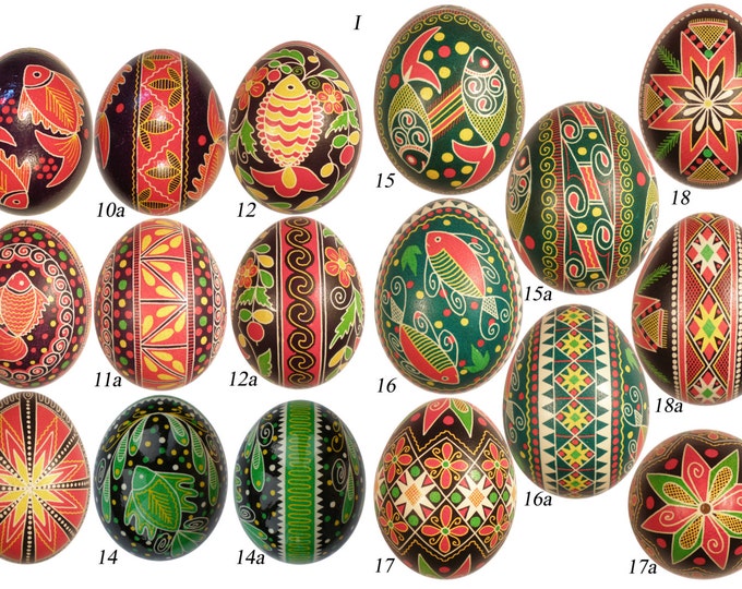 Traditional Ukrainian Pysanka - an Easter egg