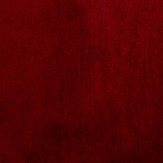 Ruby Velvet Upholstery Fabric for Furniture Heavyweight Red