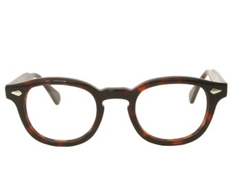 Horn Rim Johnny Depp Optical Eyeglasses 44 24 Demi Amber