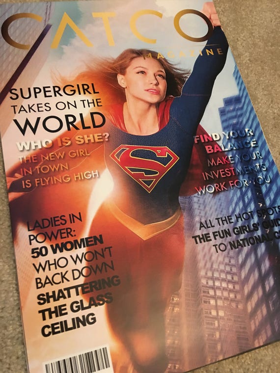 Supergirl Catco Magazine Cover Print