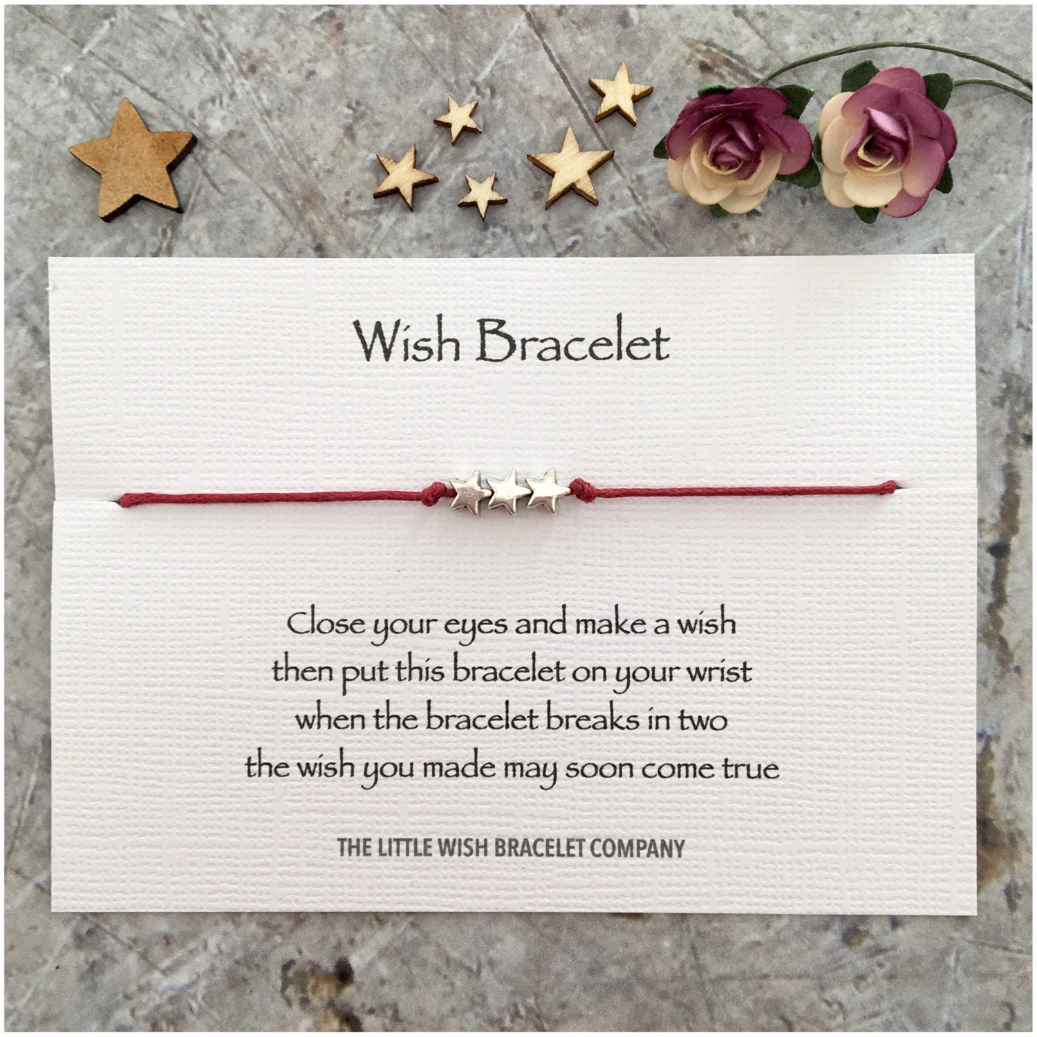 WISH BRACELET The Original Wish Bracelet with Poem Gift