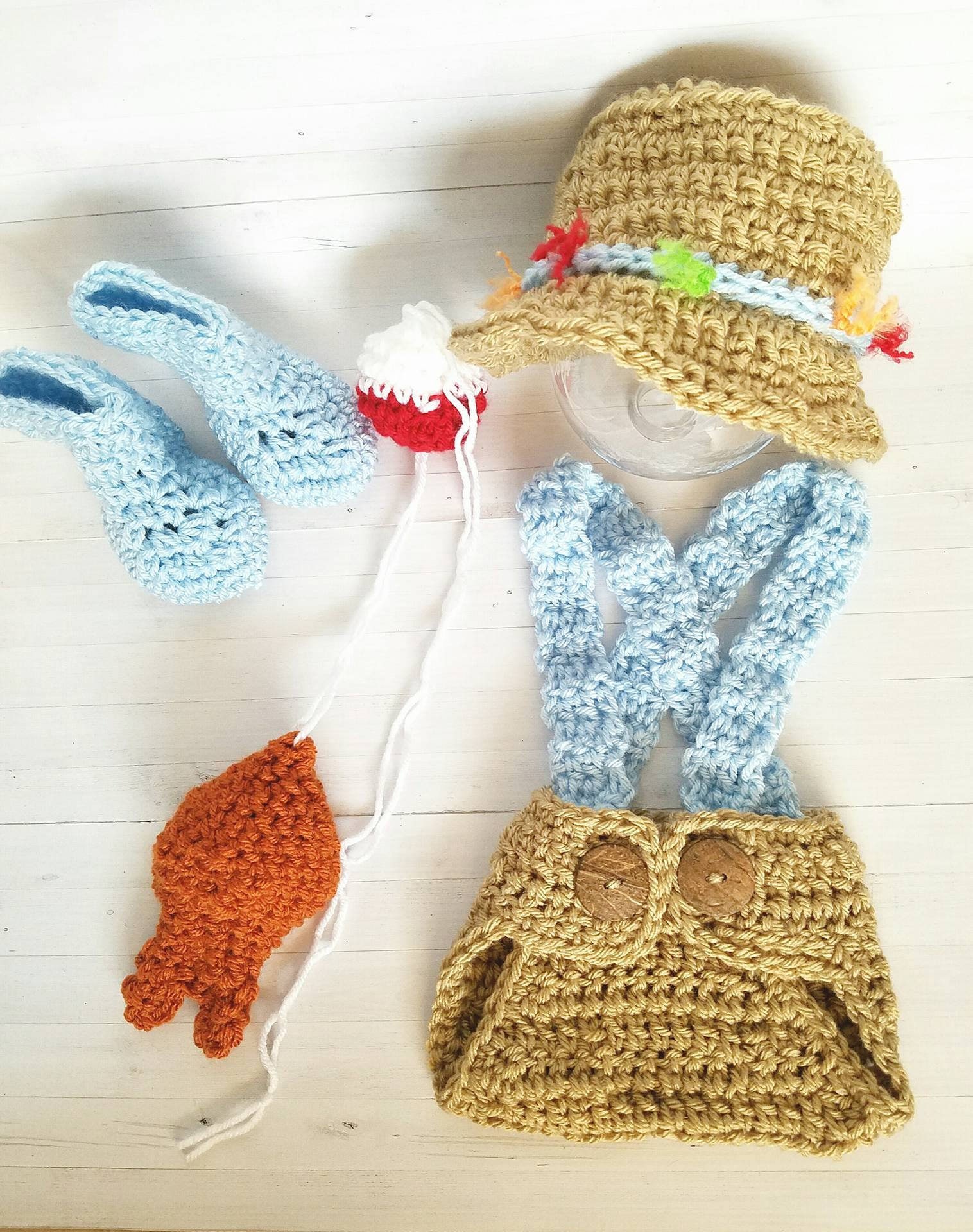 Fisherman Outfit Fisherman Costume Fishing Prop Photo