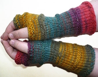 Knit Fingerless gloves | Arm warmers | Womens Fingerless | Long Fingerless Mittens | Wrist warmers | Hand warmers