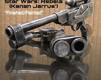 Karan's Blaster Pistol Gun - Star Wars Rebels, DL-18 (3D Printed/Resin Kit or Finished)