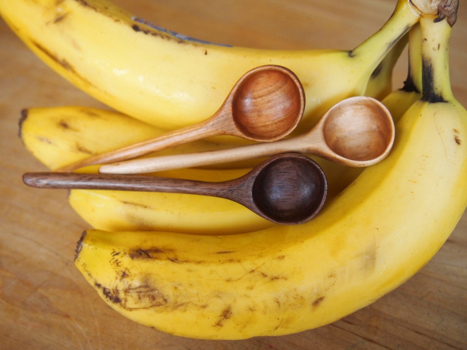 Spice Spoon Style 2 set of 3 by Indianawood on Etsy