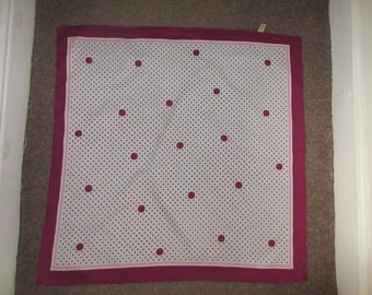 Vintage 1960's 'St Michael' Polyester Scarf - Made In Italy - Cute!!