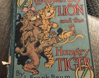 lion hungry cowardly tiger