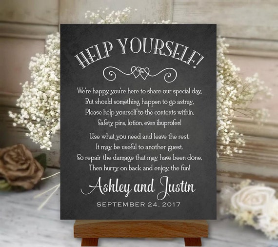 Bathroom Basket Sign Chalkboard Printable Restroom Toiletries
