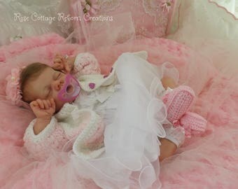 TWIN A by B. Brown custom reborn doll 18" ~ Full Legs ~ AC Tummy Plate ~ Free Us Ground Shipping