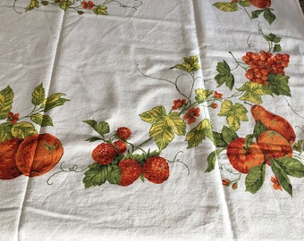 Apple tablecloth | Etsy