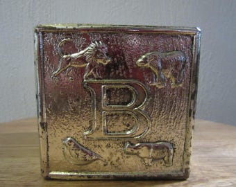 Himark Enterprises Silver Plated Nursery Coin Bank, Silver Plated Coin Bank, Silver Plated Nursery Coin Bank,