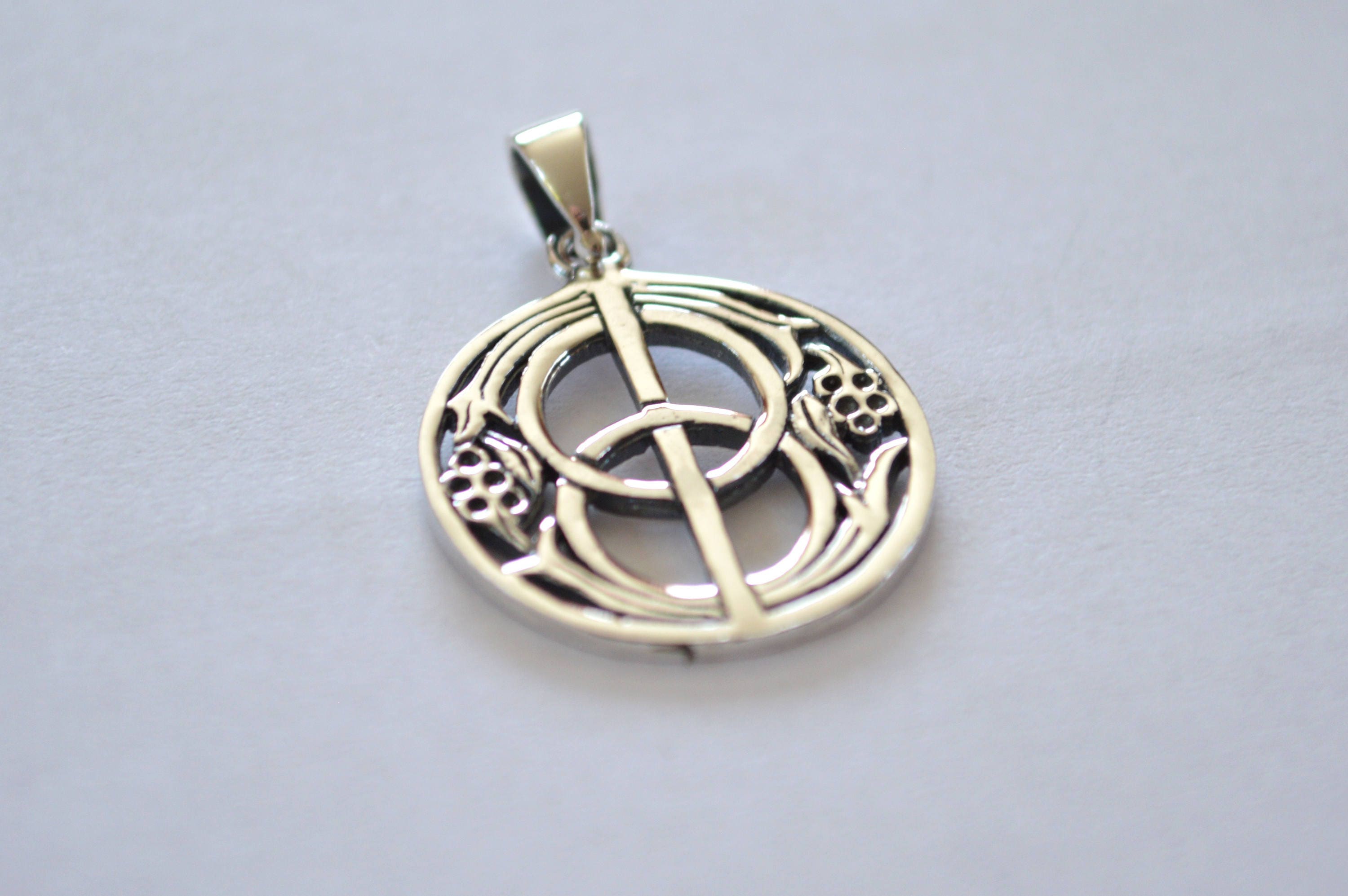 Beautiful Chalice Well Pendant ~ Sterling Silver from ...