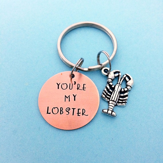 You're my lobster lobster keychain couples gift by MommysMetalz