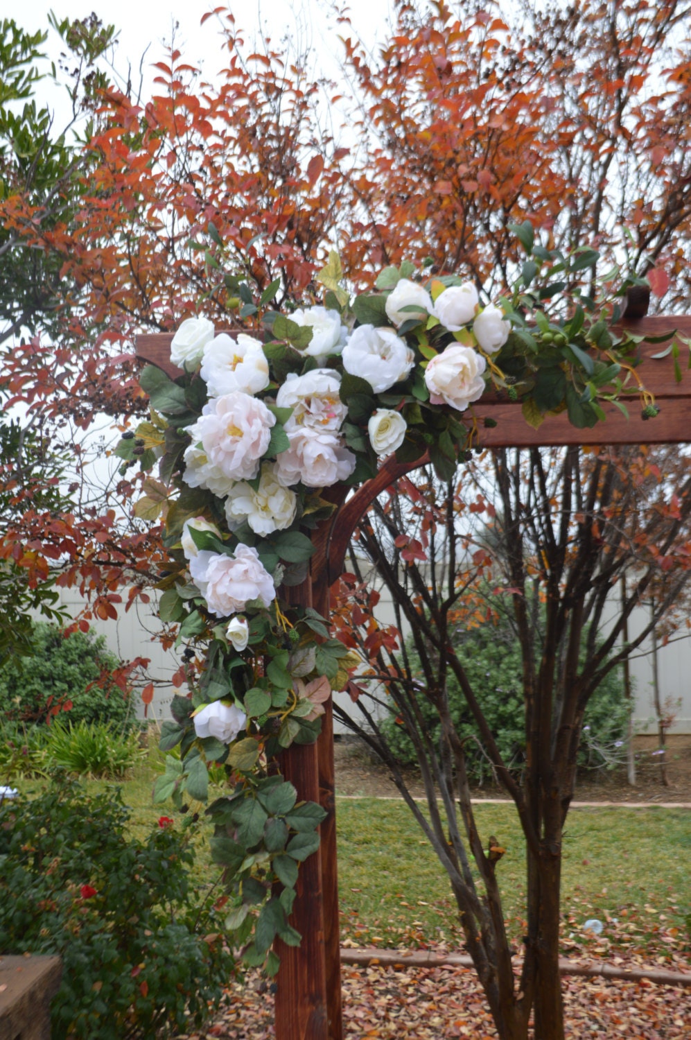 Wedding Arch Flowers Wedding Arbor decor Wedding arch decor