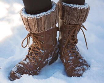 Reversible Boot Cuffs- Boot Toppers. Knitted, Fall Accessories!