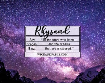 Rhysand - ACOMAF Inspired Scented Soy Candle