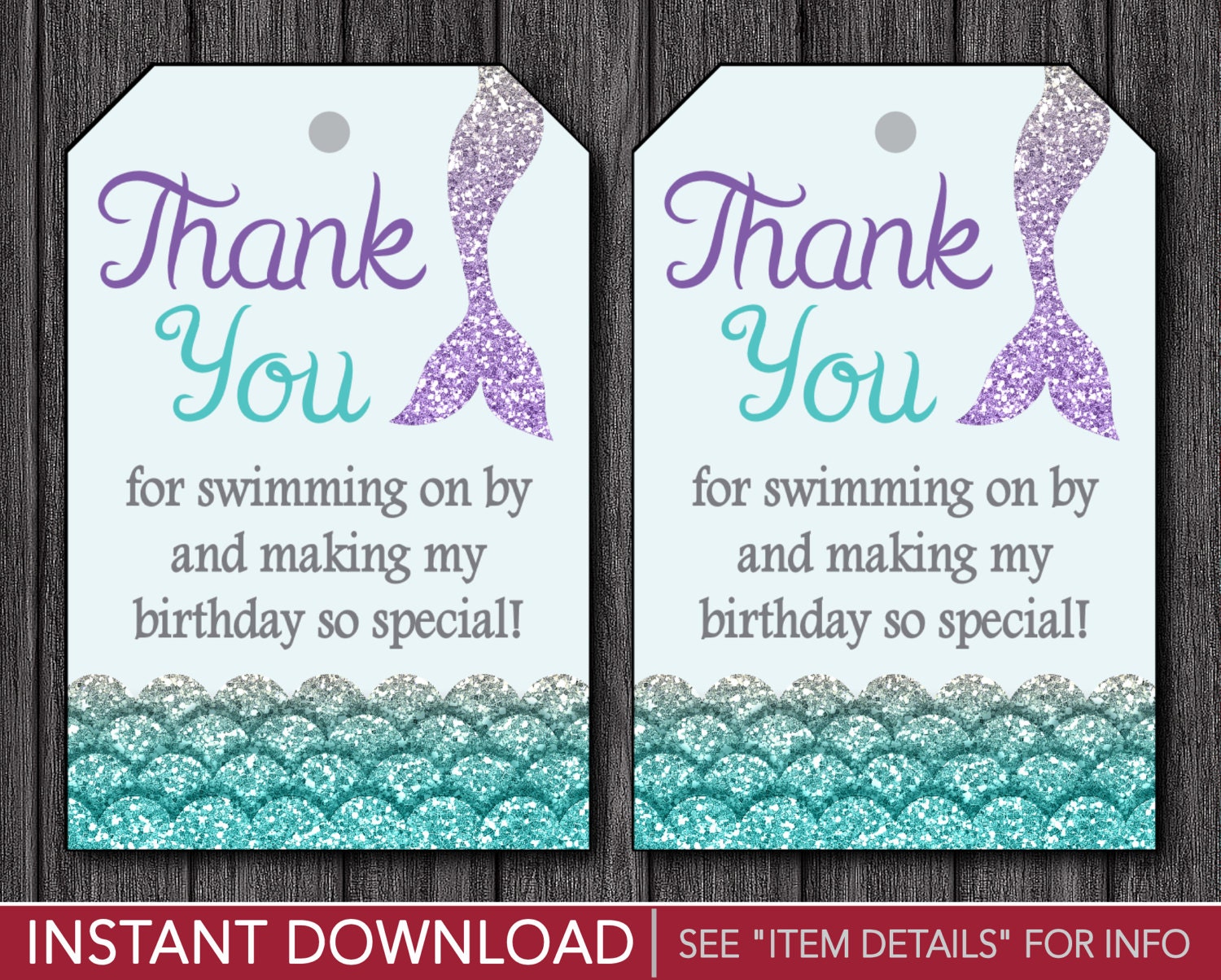 Mermaid Party Favor Tags Free Printable Printable Word Searches