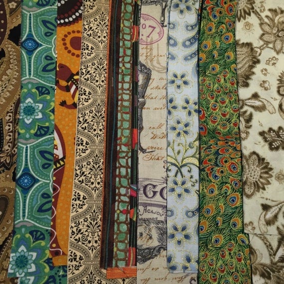 Mixed Cotton Fabric Remnants Fabric Offcuts. 100g 3.5oz.