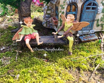 Fairy garden teeter totter, Miniature playset, fairy garden see saw, miniature playground, fairy accessories