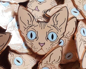 Sphynx Cat Pin!