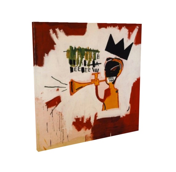 Trumpet 1984 JeanMichel Basquiat Canvas Print Gallery