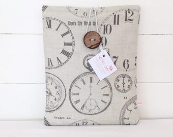 Vintage Clocks iPad Cover, iPad Cover, iPad Case, Tablet Cover