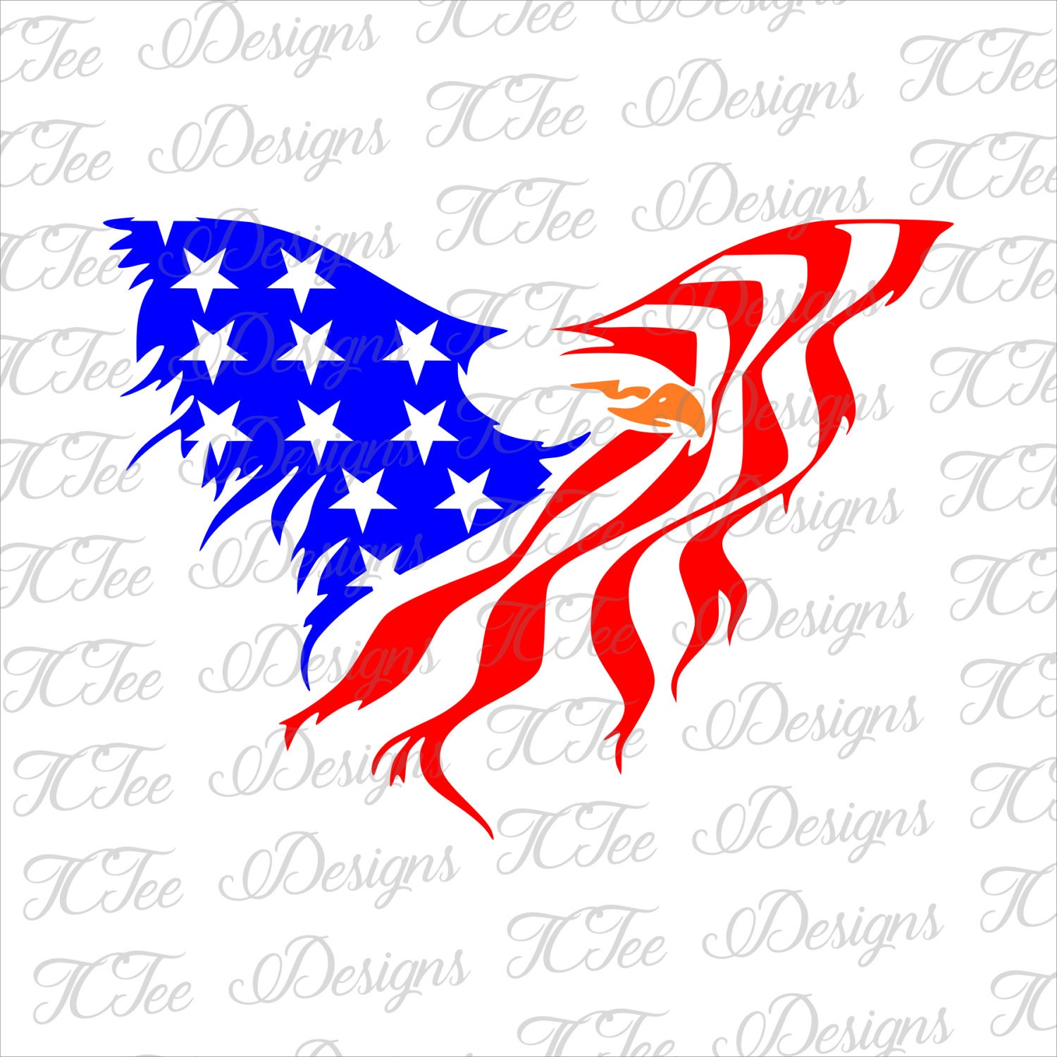 Download American Eagle Flag SVG Patriotic SVG 4th of July Shirt