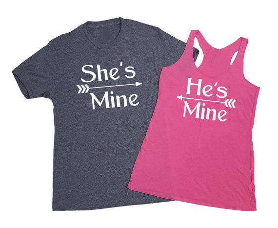 she's mine and he's mine shirts