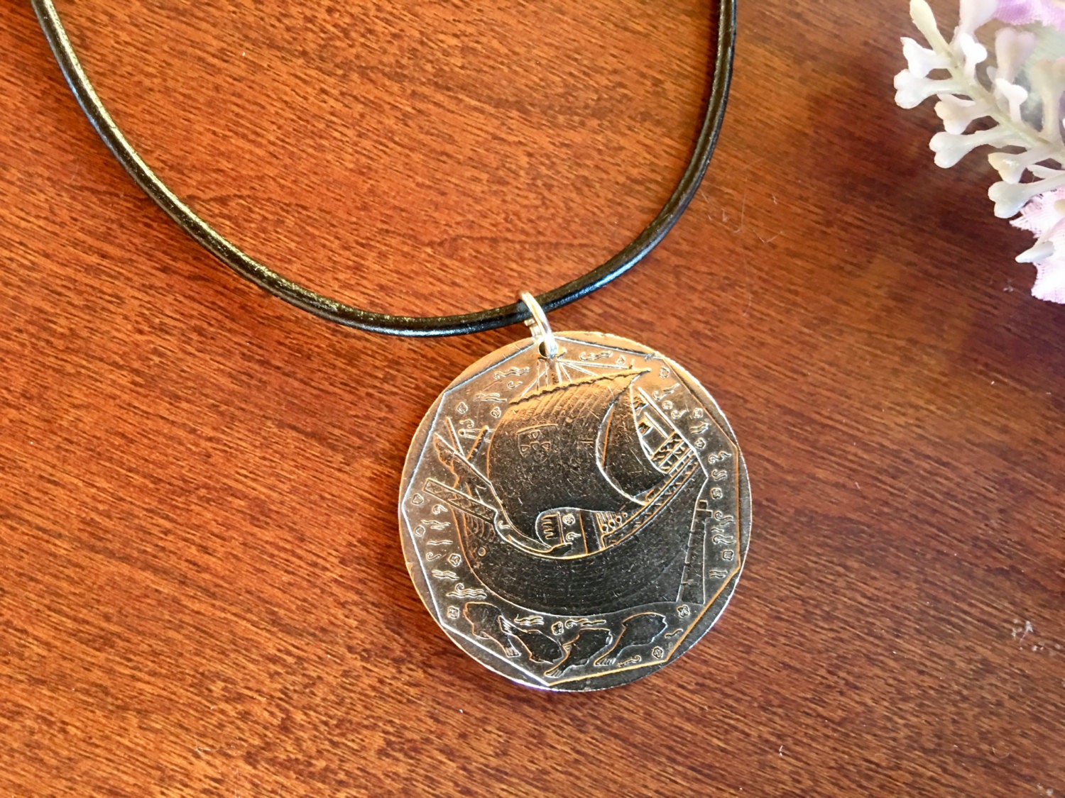 Ship necklace nautical necklaces boat jewellery for him