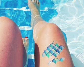 Mermaid scales - Temporary tattoo