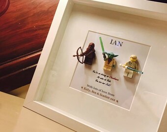 Star Wars Lego Gift Frame - personalised!