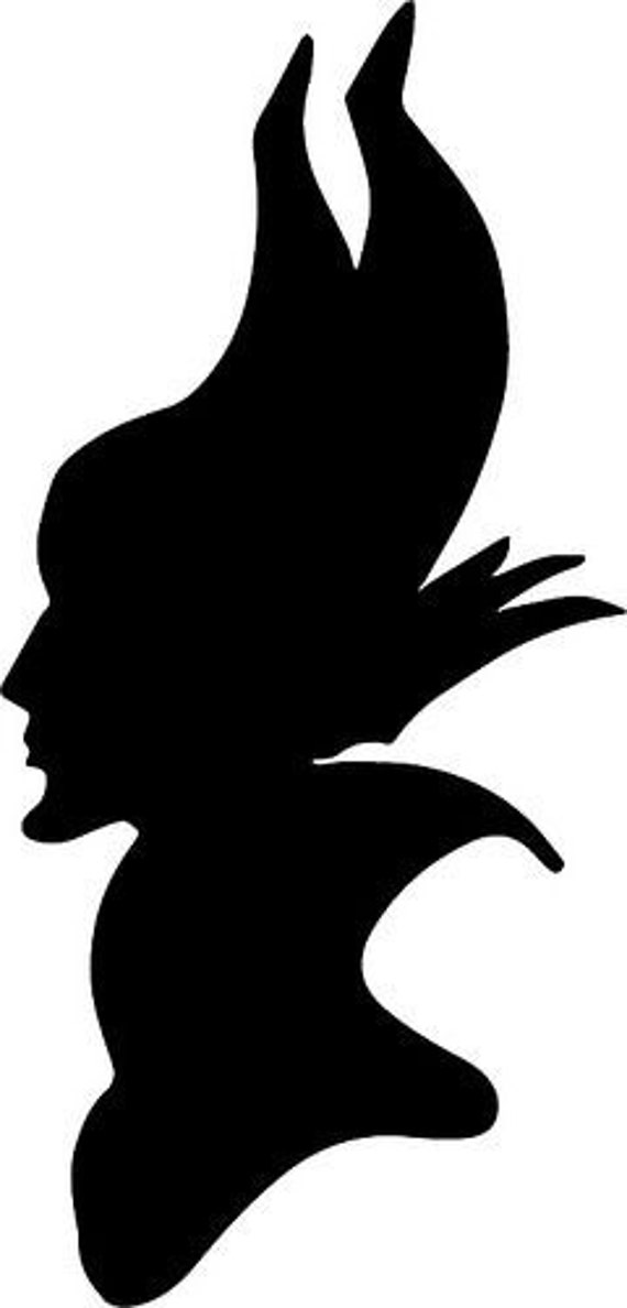 Maleficent Silhouette Printable Printable Word Searches